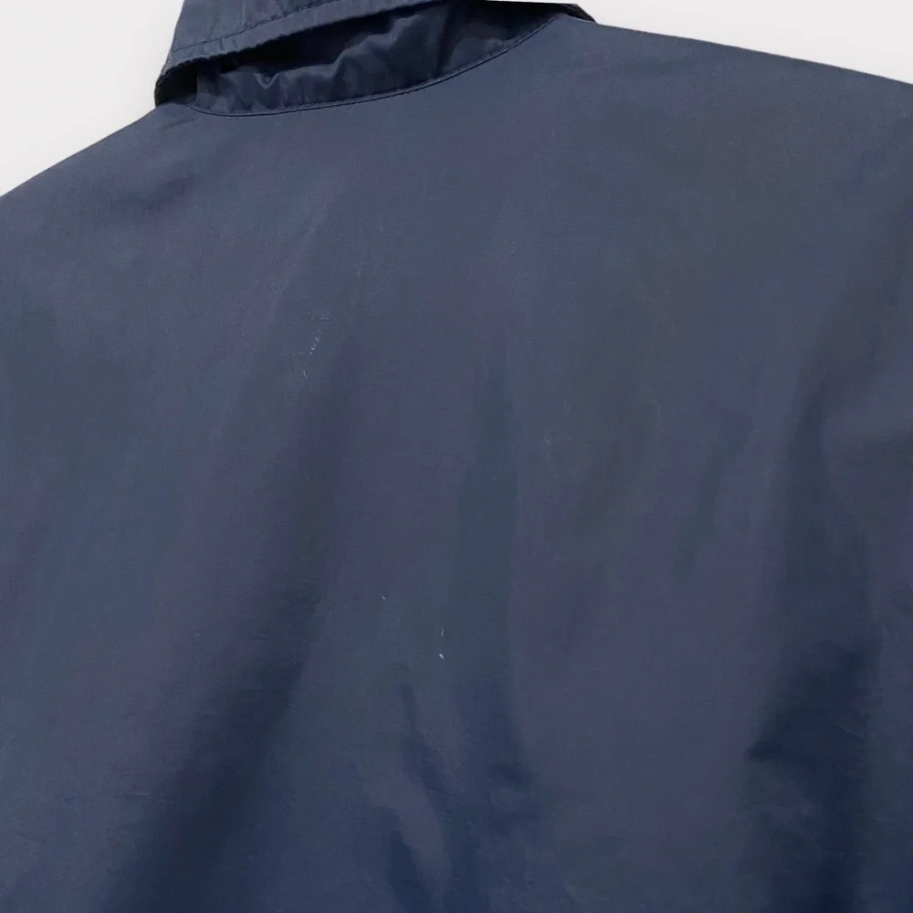Nike Vintage 80’s Men’s Blue & White Kangaroo Pocket Windbreaker Size Medium - Picture 7 of 9